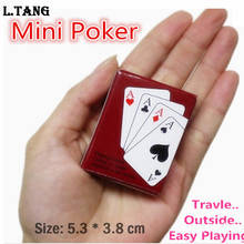 Милый мини покер интересная игра игральные карты наружные или путешествия мини покер S312 2024 - купить недорого