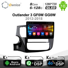 Ownice-reproductor de DVD para coche, dispositivo de navegación GPS con Android 128, 6G + 10,0G, para Mitsubishi Outlander 2013 -2017 2018 4G LTE DSP SPDIF 1280x720 2024 - compra barato