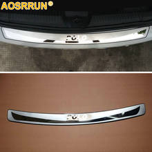 AOSRRUN Free Shipping Inner Rear Bumper Sill Car Accessories Trunk Trim For VW Volkswagen Polo hatchback 2011-2014 2024 - buy cheap
