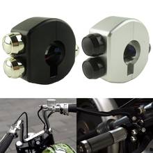 Interruptor Universal Vintage para manillar de motocicleta, botón de Control para manillar, aleación de aluminio CNC, para Cafe Racer Bike 2024 - compra barato