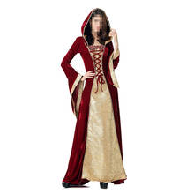 New Arrival Halloween Costume Gothic Renaissance Medieval Costume Mythic Fancy Dress Long Sleeves Court Costume Queen Costume 2024 - buy cheap