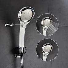 Shower Head Set ABS Shower Spray Nozzle Bath Shower head Water Saving Pressure Booster Stepless Adjustable Button On/Off Switch 2024 - buy cheap