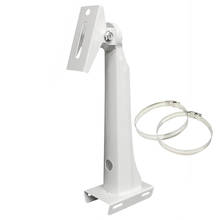 Soporte de aro de Metal para cámara de seguridad CCTV, Poste/columna de montaje, 100mm, 200mm, 300mm, 400mm, bucles 2024 - compra barato