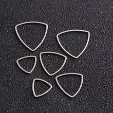 15Pcs 3 Size Geometric Charm Stainless Steel Pendant Open Bezels Pressed Resin Frame Mold Bezel DIY Jewelry Making 2024 - buy cheap
