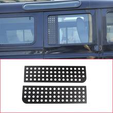 For Land Rover Defender110 2012-2018 Car Styling Aluminum alloy Black Car window side glass protective panel Car Accessories 2024 - buy cheap