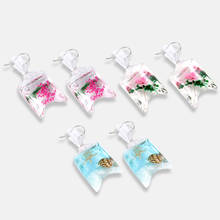 Imitation Water Goldfish Earrings Transparent Bag Long Drop Earrings Funny Fashion Charms Earrings Dangle Earings Jewelry Women 2024 - buy cheap
