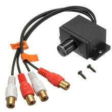 Amplificador universal rca, nível de ganho, controle de volume, para casa e carro, preto 2024 - compre barato