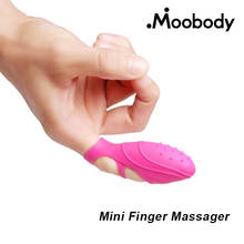 Silicone Mini Finger Massager Fingers G-spot Stimulation Clitoris Massager for Lesbian Sex Toys Women Couple Sex Game Play 2024 - buy cheap