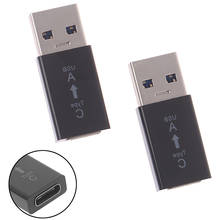 Adaptador de conector convertidor, USB-C tipo C hembra A tipo A USB 3,0 macho, enchufe de cargador 2024 - compra barato