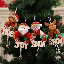 Decoraciones navideñas de Año Nuevo para árbol, Papá Noel, muñeco de nieve, adornos navideños, decoración de fiesta en el hogar, juguete para niños 2024 - compra barato