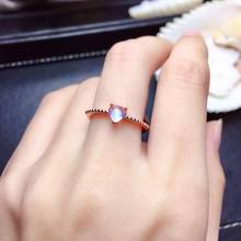 Moonstone ring Natural And Real Moonstone Ring Wedding Engagement Rings for Women 925 sterling silver Moonstone Ring 2024 - buy cheap