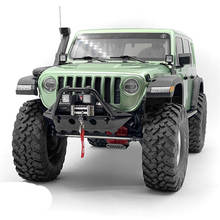 Metal Front Bumper & Spotlight for AXIAL SCX10 III Jeep TUBE RC Car Simulation Parts 2024 - buy cheap