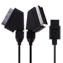 Nintendo SNES Gamecube и N64 консоль A/V ТВ видео разъем Scart RGB кабеля подходит для ПФС и N64 & GC гибкий Экранированный кабель 184 м 2024 - купить недорого