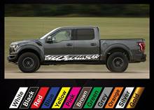 Для x2 наклеек Ford F-150 Raptor графическая боковая полоса наклейка #27 2024 - купить недорого