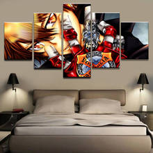 Canvas Print Painting 5 Panels Anime Katekyo Hitman Reborn Modular Picture Wall Art Home Decorative Modern Living Room Framework 2024 - buy cheap