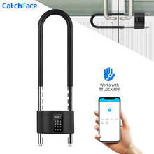 Waterproof Bluetooth APP Control Bicycle U Shape Lock Smart Bike Lock with TTlock APP Passcode Rfid Card Safe Digital Electronic 2024 - buy cheap