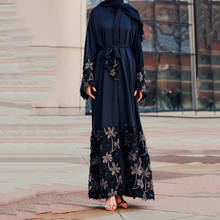 Мусульманское длинное платье для матери на Ближнем Востоке с длинными рукавами в индийском стиле 2024 - купить недорого