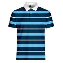 Men Polo Shirt 2021 Summer Men Business Casual Breathable Striped Short Sleeve Polo Shirt Sports Work Wear Polo XXS-4XL 2024 - buy cheap