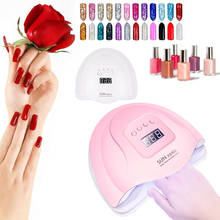 Lâmpada para manicure com led uv de 36w e 12 unidades de led., kit de secagem de unhas com esmalte em gel, sensor automático de 30s, 60s e 90s. 2024 - compre barato