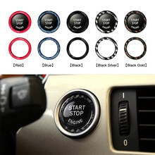 Car Engine Start Stop Button Decoration Ring Trim Automobiles Auto Car Accessorie Styling For BMW 1 3 5 Series E60 E70 E87 E90 2024 - buy cheap