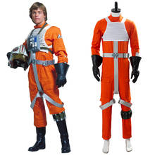 Star Cosplay Wars X-WING Rebel Pilot Jumpsuit Uniform Cosplay Costume Halloween Carnival 2024 - buy cheap