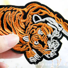 1PCS Cartoon Exquisite Animal Mountain tiger Patches DIY Clothes Stickers Printing T shirt Women Patches for Clothing Decor 2024 - buy cheap