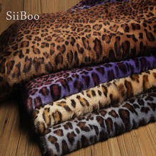 Высокая плотность 1,5 см ворс искусственный Леопардовый мех ткань для зимнего пальто шарф фотография Реквизит tela de piel sintética fourrure SP6041 2024 - купить недорого