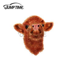 JumpTime 13 x 3.8cm For Highland Cow Funny Car Stickers Car Accessories Laptop Motorcycle Fine Waterproof Windows Decal 2024 - buy cheap
