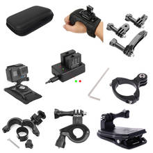 Action camera mount For go pro accessories Bicycle Motorcycle Bracket Mount Clip Bag case For gopro hero 8/7/6/5/4/3+/3/2 black 2024 - buy cheap