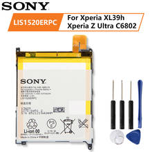 Bateria original de sony para sony xl39h xperia z ultra c6802 togari l4 zu c6833 lis1520erpc 3000mah telefone autêntico substituir a bateria 2024 - compre barato