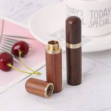 Toothpick Bucket Rosewood Ebony Wood Toothpick Holder Tooth Pick Dispenser Box Hiking Portable Craft Handmade Gift 2024 - buy cheap