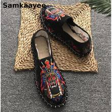 Size 36-45 Mens Casual Shoes Spring Autumn Male Embroidered Sneakers Chinese Style Loafers Flats Hombre Zapatillas Chaussures 38 2024 - buy cheap