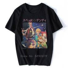 Men T-Shirts Space Dandy Group Pose Vintage Cotton Tees Short Sleeve Space Dandy Japan Anime T Shirts Harajuku Tops Classic 2024 - buy cheap