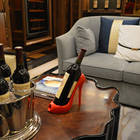 High Heel Wine Rack Bottle Holder Shoe Home Table Kitchen Decor Gifts E2S - specifications