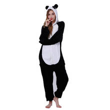 Adults Animal Pajamas Women Sleepwear kigurumi All in One Pyjama Animal Suits Panda Cosplay Cartoon Hooded Pijama 2024 - buy cheap