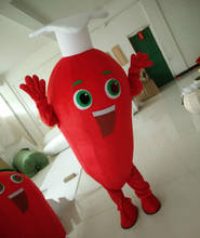 Vegetables Theme Anime Cosplay Costumes Cartoon Charactor Red Pepper Mascot Costumes for Sale Halloween Carnival Fancy Dress 2024 - buy cheap