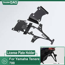 Soporte de placa de matrícula trasera para motocicleta Yamaha Tenere 700 Tenere700 2020 2021, nuevo 2024 - compra barato