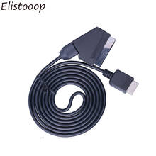 Elistooop SCART Cable TV AV Lead Real RGB Scart Cable replace connection cable for Playstation PS1 PS2 PS3 Slim 2024 - купить недорого