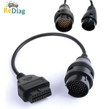 Hot Sale OBDII OBD2 38 Pin Male to 16 Pin Female Diagnostic Adapter Auto Car Connector Cable Adaptor for Benz for MB 38Pin 2024 - buy cheap