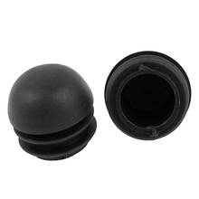 2 Pcs 25mm Dia Plastic Round Tube Inserts End Blanking Caps Black 2024 - buy cheap