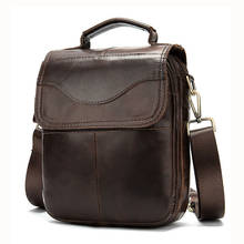 BOLEKE Новая мода Натуральная кожа Мужская маленькая деловая сумка портфель винтажная мужская сумка через плечо сумка для мужчин s 2024 - купить недорого