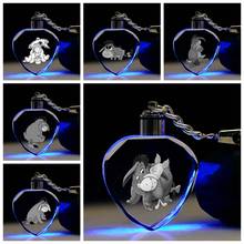 Disney Eeyore Piglet  Anime Figures Toy Cartoon Heart Products Accessories Customized LED Keychain Light Birthday Gifts 2024 - buy cheap