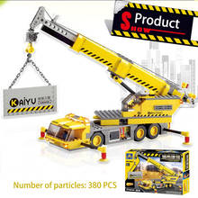 KAZI 380pcs city crane series building block DIY model building block compatible  building block children gift 2024 - buy cheap