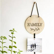 Scandinavian Style Wooden Photo Storage Hanger My Pretty Clips/Family Baby Hair Clips Wall Hanging Decoration Home Ornament 2024 - buy cheap