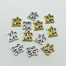 20pcs charm letter love small pendant for jewelry making DIY handmade bracelet necklace pendant accessory material 2024 - buy cheap