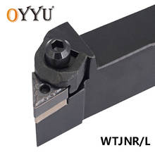 Oyyu-ferramentas de giro embutidas wtjnr wtjlc 93 ° w, suporte, inserções de metal duro cnc, tnmg16/22, haste de corte de torno 2024 - compre barato