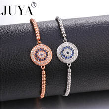 JUYA 1pc/sets Natural stone Bracelet women Micro Pave CZ Round Disco Ball Charms Bracelets for women Men jewelry viking bijoux 2024 - buy cheap