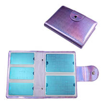 Caja de soporte de placa de estampado de uñas láser, 50 ranuras, placa de manicura Rectangular, organizador de uñas 2024 - compra barato