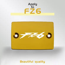 CNC Aluminum Motorcycle Brake Fluid Fuel Reservoir Tank Cover Cap FOR YAMAHA FZ6/FZ6N/FZ6S/FZ6R 2004-2015 2024 - buy cheap