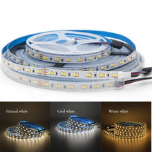 5m 10m 24V Double Color 2835 LED Strip light CRI 90 120leds/m Flexible Tape CW/WW Dual White Color Temperature Adjustable CCT 2024 - buy cheap